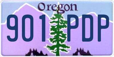 OR license plate 901PDP