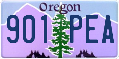 OR license plate 901PEA
