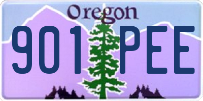 OR license plate 901PEE