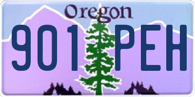 OR license plate 901PEH