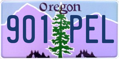 OR license plate 901PEL