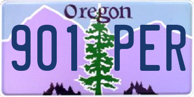 OR license plate 901PER