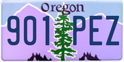 OR license plate 901PEZ