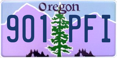 OR license plate 901PFI