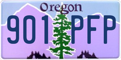 OR license plate 901PFP