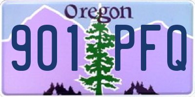 OR license plate 901PFQ