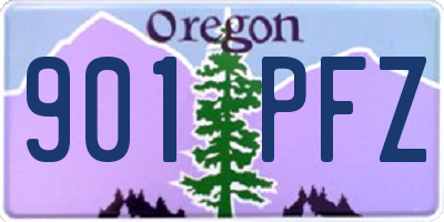 OR license plate 901PFZ