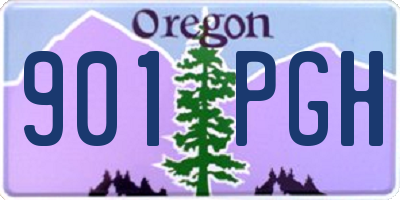 OR license plate 901PGH