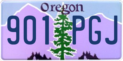 OR license plate 901PGJ