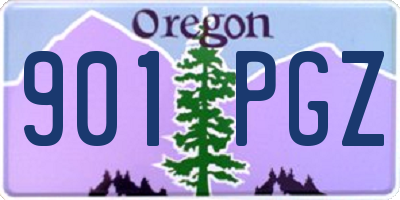 OR license plate 901PGZ