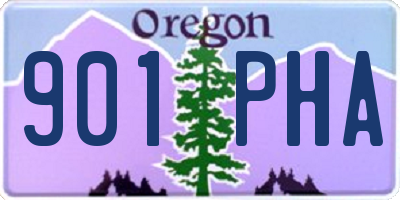 OR license plate 901PHA