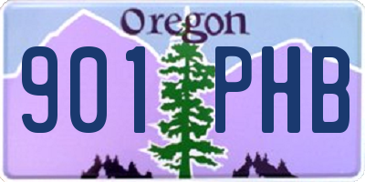 OR license plate 901PHB