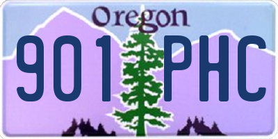 OR license plate 901PHC