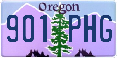 OR license plate 901PHG