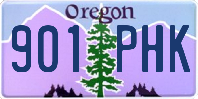 OR license plate 901PHK
