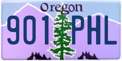 OR license plate 901PHL
