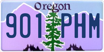 OR license plate 901PHM