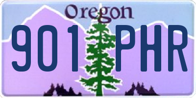 OR license plate 901PHR
