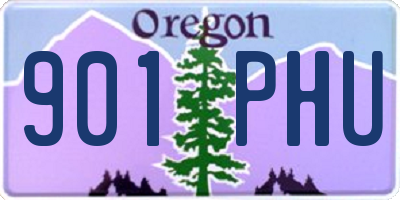 OR license plate 901PHU
