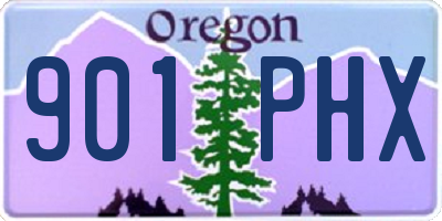 OR license plate 901PHX