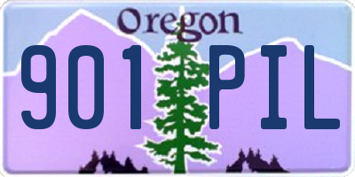 OR license plate 901PIL