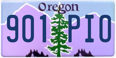 OR license plate 901PIO