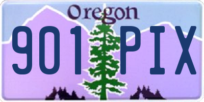 OR license plate 901PIX