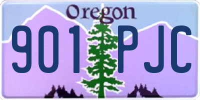 OR license plate 901PJC