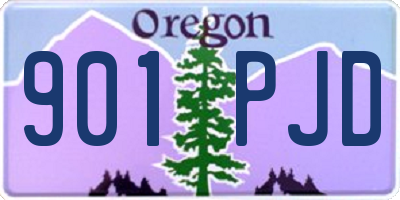 OR license plate 901PJD