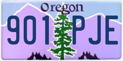 OR license plate 901PJE