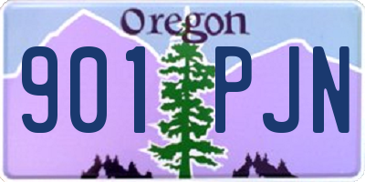 OR license plate 901PJN