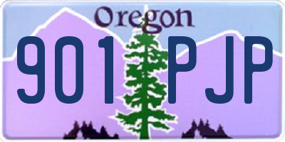 OR license plate 901PJP