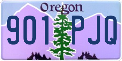 OR license plate 901PJQ