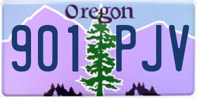 OR license plate 901PJV