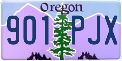 OR license plate 901PJX