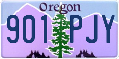 OR license plate 901PJY