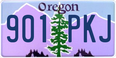 OR license plate 901PKJ