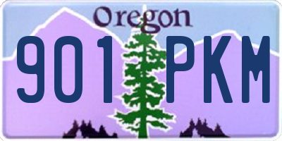OR license plate 901PKM