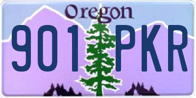 OR license plate 901PKR