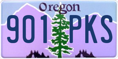 OR license plate 901PKS