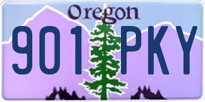 OR license plate 901PKY