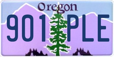 OR license plate 901PLE