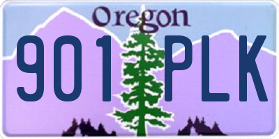 OR license plate 901PLK