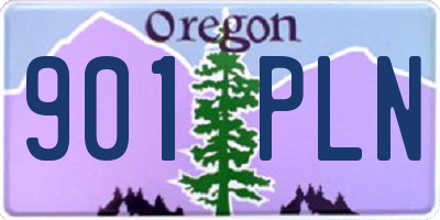 OR license plate 901PLN