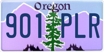 OR license plate 901PLR