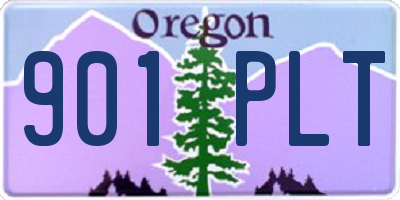 OR license plate 901PLT