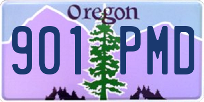 OR license plate 901PMD