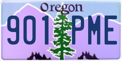 OR license plate 901PME
