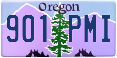 OR license plate 901PMI