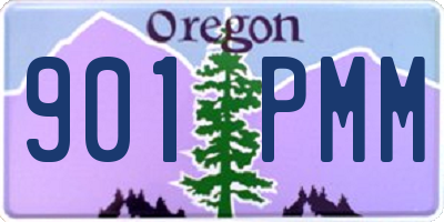 OR license plate 901PMM